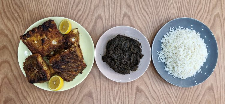 Fried Fish With Tamarind Herb Sauce Recipe