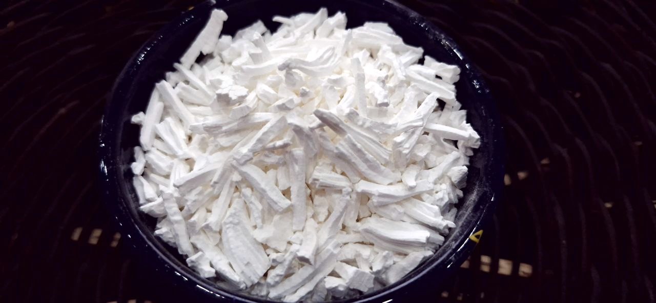 Wheat starch granules used to make Baslogh