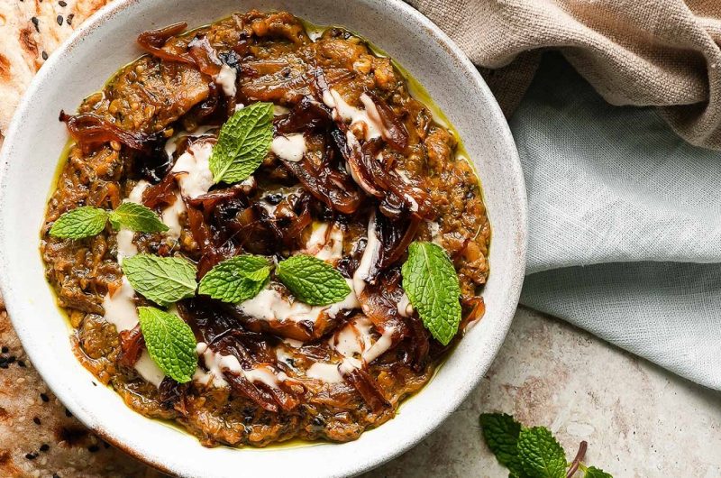 Kashke Bademjan (Persian Eggplant Dip) Recipe